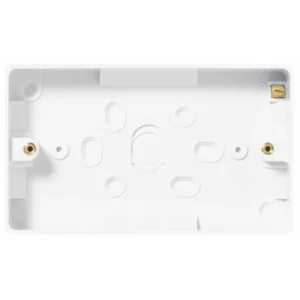 BG Nexus 892 Surface Box 2 Gang Plastic 146.5 x 86 x 32mm White