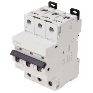Eaton MCB Triple Pole Type C 40A 10kA