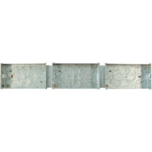 Box Flush For Edge In-Line Combination 35mm Steel Plate