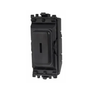 Grid Switch 1 Way DP Key 20A Black