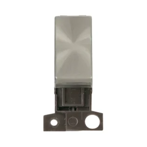 Switch 2 Way Module 10A Brushed Stainless