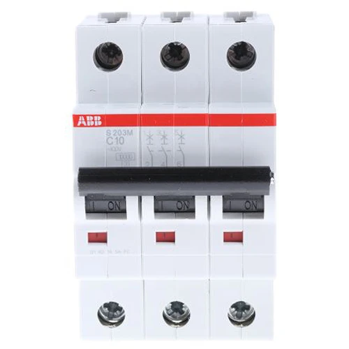 ABB S203M-C63 Miniature Circuit Breaker - 3P - C - 63 A