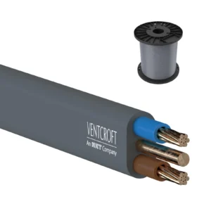 NKT instal 6.0mm Grey Twin and Earth Cable 100M PVC Basec 6242Y