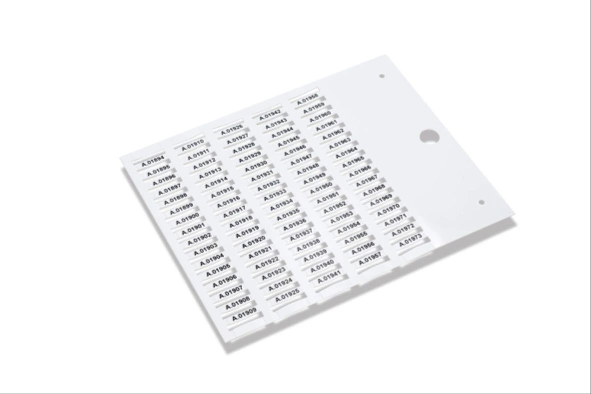 Cembre 4 x 30mm Red PVC Cable Tag - Image 3