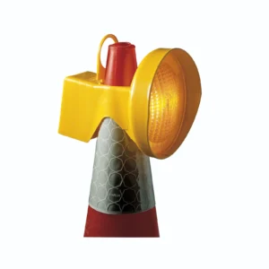 Cone Lamp Static Solar Cell Yellow