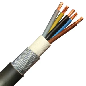 6945XLH 35.0mm Black PVC XLPE/SWA/Basec Cable 5-Core 1m
