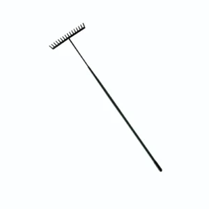 Asphalt Rake Square Tooth 16T Tubular Handle