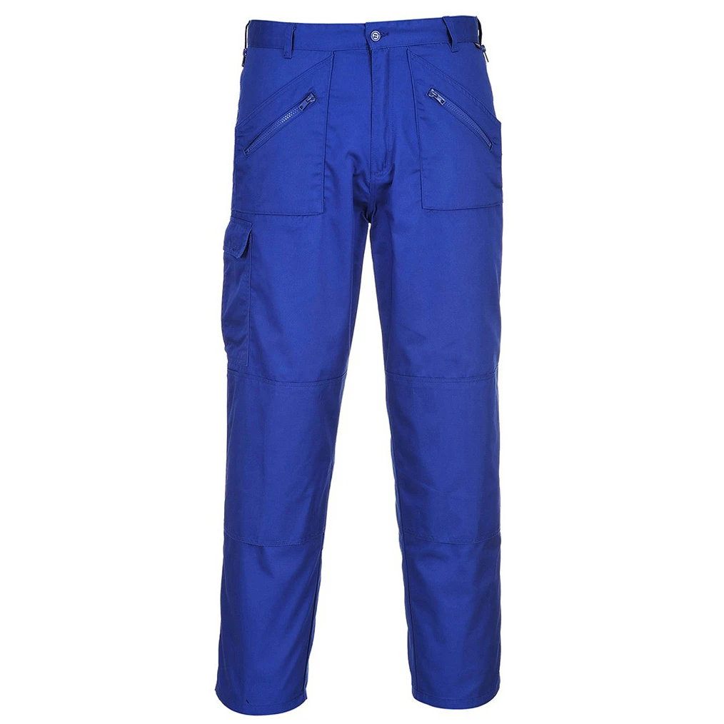 Portwest S887 Polycotton Action Trouser with Knee Pad Pocket Regular Fit 34" Navy - Image 2