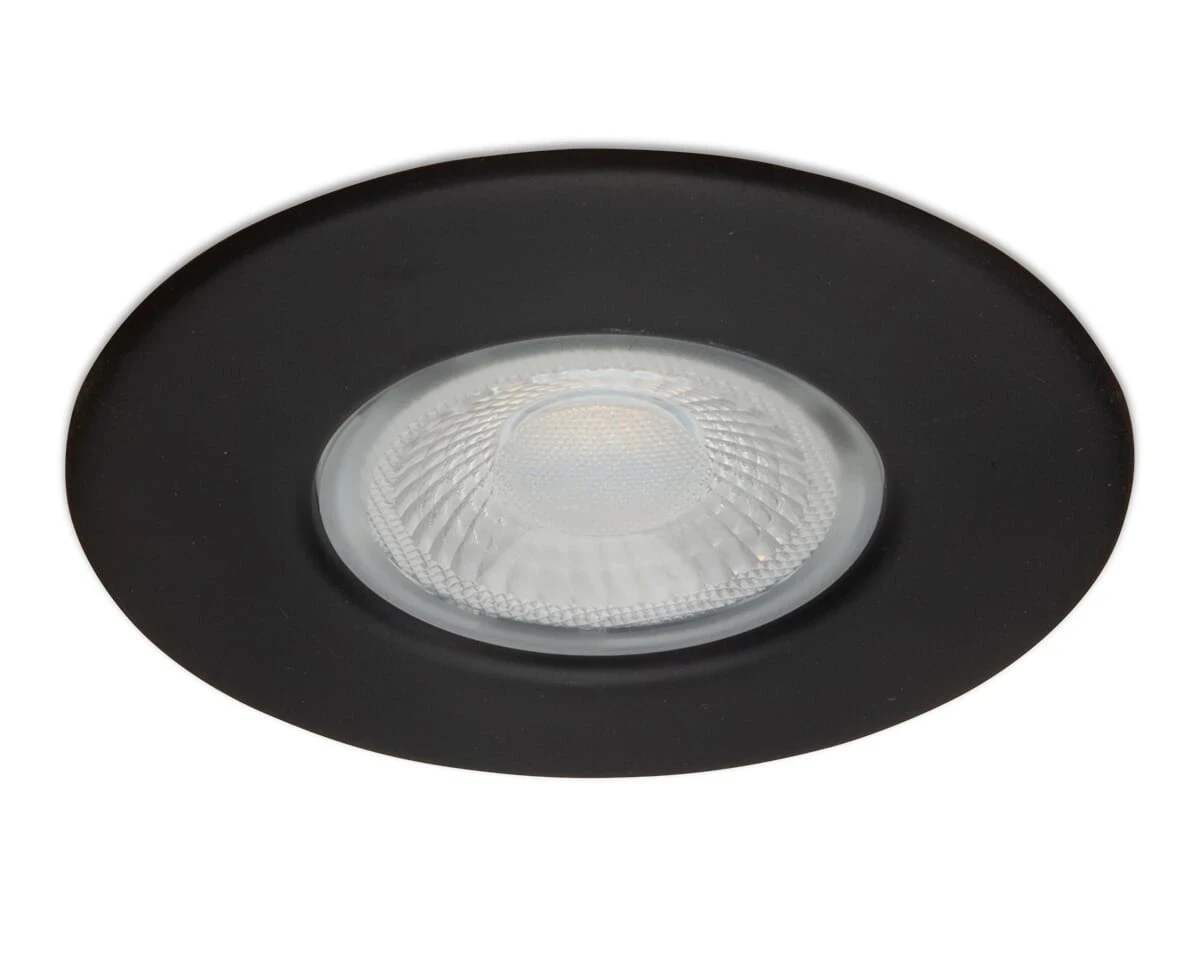 Collingwood Lighting Matt Black 4.3W 4000K 490Lm Triac Dimmable, Fire-Rated Downlight With Integrated Bezel & Easy-Fit Connector - Image 3