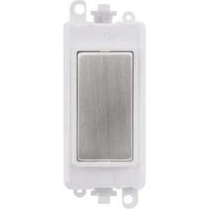 Click Gridpro Polar White Frame Blank Stainless Steel Module