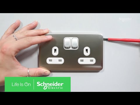 Lisse 1-Gang 2-Pole 13A Switched Fused Spur Connection Unit Stainless Steel / White - Image 2