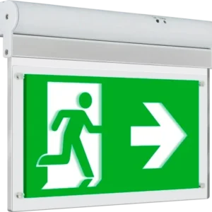 Tempus Maintained 3Hr Emergency Decorative Blade 3W Complete With Right/Left Legend