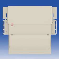 7 Way Dual RCD Meter Cabinet Consumer Unit 100A Main Switch, 80A 30mA RCDs, Flexible Configuration