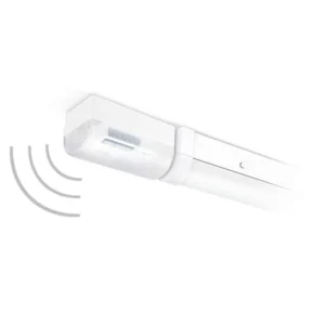 JCC JC71743MW Luminaire Batten LED Single IP20 37W 4400lm 5ft 4000K Microwave Sensor Dimmable