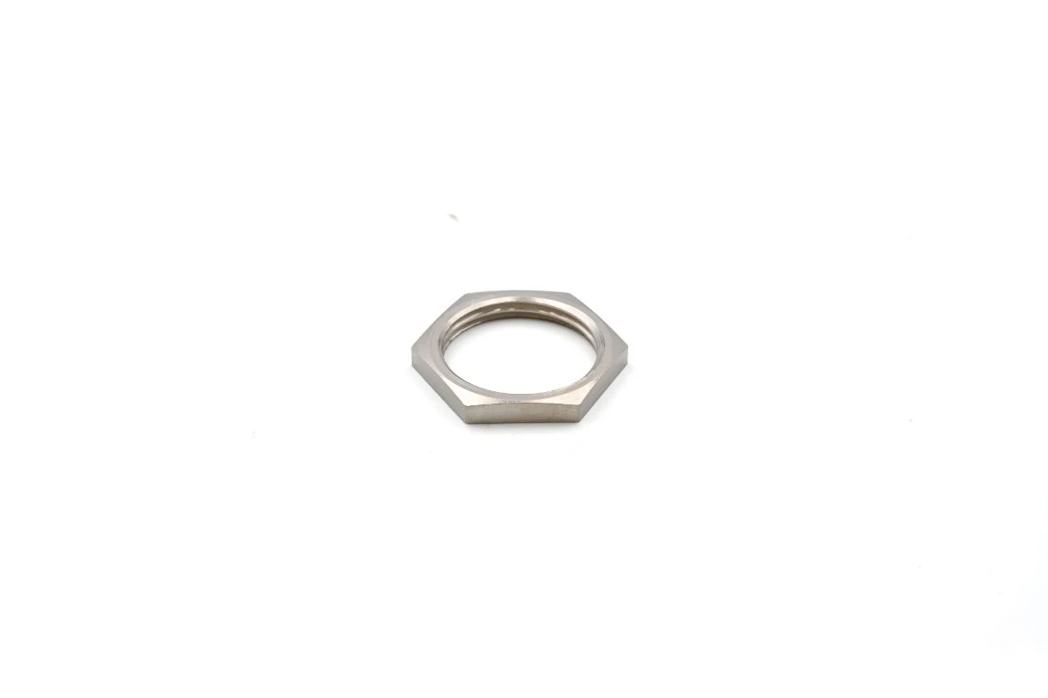 Locknut M40 Nickel Plated Brass - Image 4