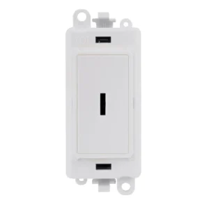 Click Gridpro Switch DP Key Module - White Insert 20AX White