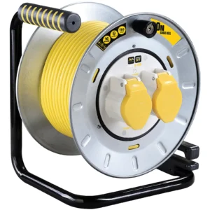 4 Gang Socket + Switch LED 110V Metal Open Reel