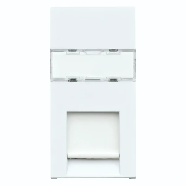 MK Electric Socket 1 Module Cat 6 RJ45 25 x 50mm White – Go Magpie ...