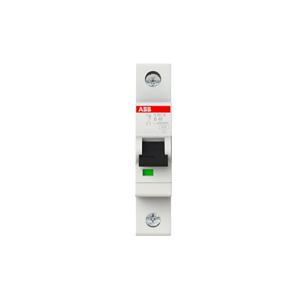 ABB S201M-B40 Miniature Circuit Breaker - 1P - B - 40 A