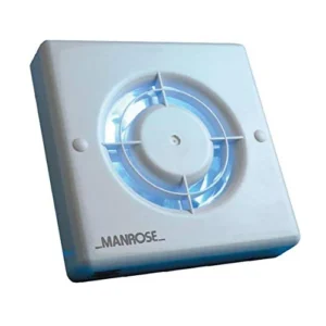 Manrose XF120T Fan Wall/Ceiling Electronic Timer 120mm 5In