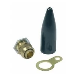 M50 Economy Indoor Non LSF Bw Pack Brass Gland And Locknut Shroud