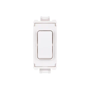 Schneider Ultimate Flat Plate 2 Way Plate Switch 1 Gang White Metal