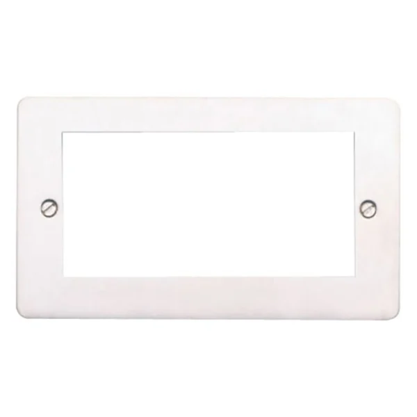 MK Electric Front Plate 4 Module Euro Brushed Stainless Steel – Go ...