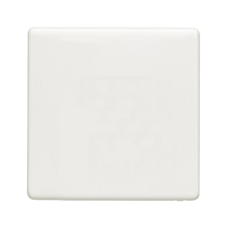 MK Blanking Plate 1 Gang 86 x 86mm White - Image 2