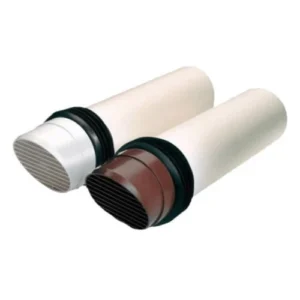 Duct Fastfix Wall Duct+Grille 395 x 100mm Brown