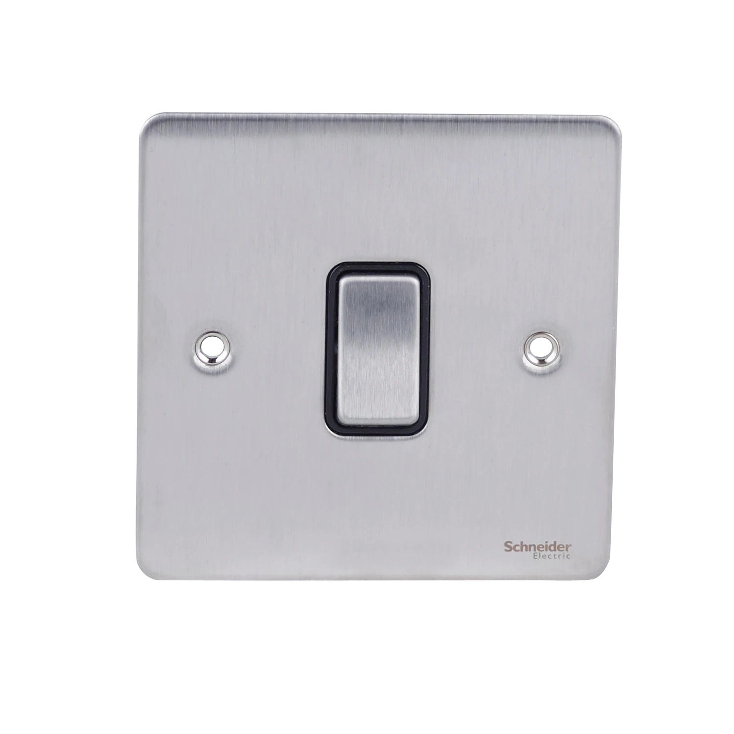 Ultimate Slimline 1-Gang 2-Way Flat Plate Switch 16A Black - Image 2