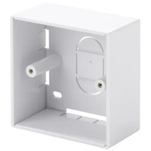 Box Socket Mounting 1 Gang 50mm White