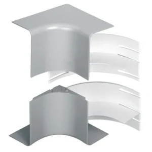 Bend Internal Twin Plus 210 x 57mm White PVC-U