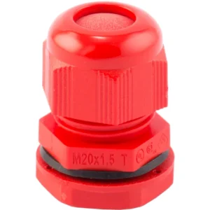 Metric Polyamide Cable Gland 20mm Red (Large)