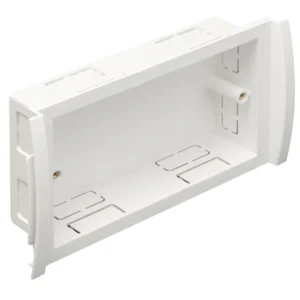 Accessory Box 2 Gang 30mm PVC-U White
