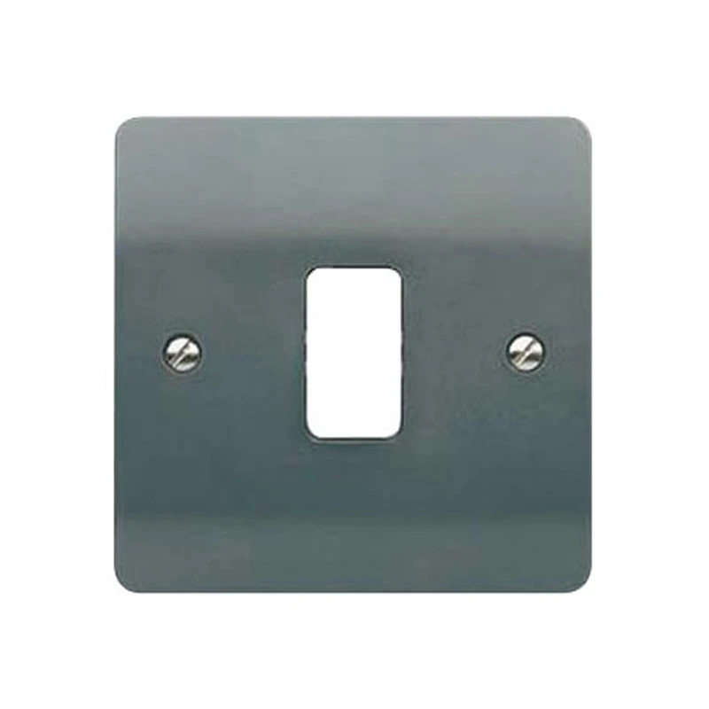 MK Grid Front Plate 1 Module 86 x 86mm Graphite