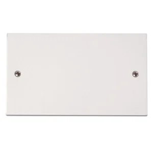 Blanking Plate 2 Gang White