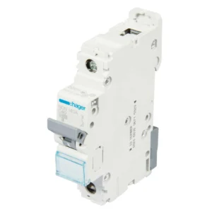 Hager MCB Single Pole Type C 40A 10kA 1 Module