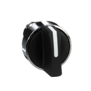 Selector Switch Head Spring Return 3 Position Black