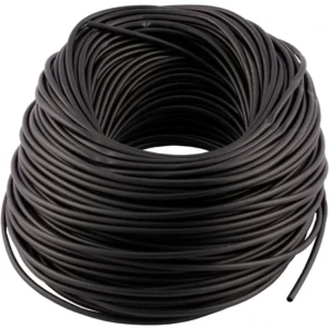 Sleeving Over 6mmx100M Black PVC Hank (Bag)
