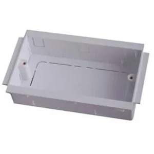 Box Socket Mounting 2 Gang 50mm White
