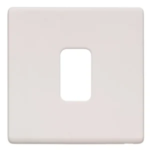 MK Front Plate 1 Module White