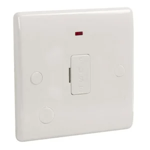 Connection Unit Unswitched Fused  Spur + Neon 13A & Flex Outlet
