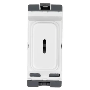 Hager Sollysta Grid Switch DP Key 60 x 24 x 25mm White Urea