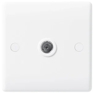 BG Nexus 860 Coaxial Socket 1 Gang White