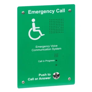 Outstation Handsfree Duplex Evc Outstation Green Flush