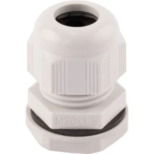 Metric Polyamide Cable Gland 20mm Grey (Large)