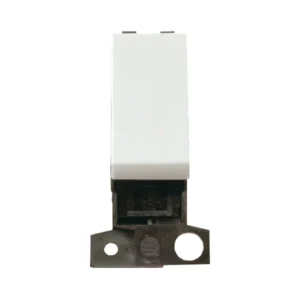 Switch 2 Way Retractive Module 10A Click White