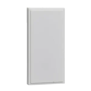 Ultimate Slimline Euro Blank Module 1-Gang 1-Module White