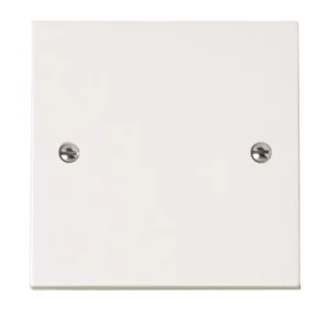 Blanking Plate 1 Gang White