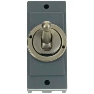 Toggle Switch 2 Way Module 10A Antique Brass